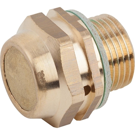 Kipp Vent Screw Check Valve D1=G 3/8 Brass, Without Dipstick, D=24, 5 K0461.24038